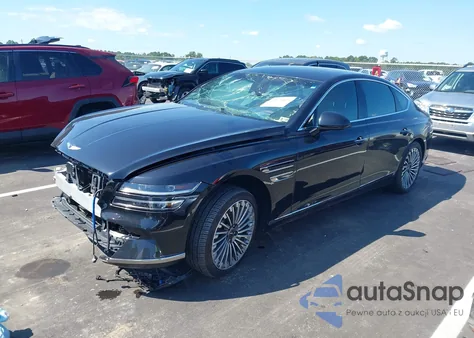 2023 Genesis G80 из США, поврежденный, VIN KMTGE4S18PU004685